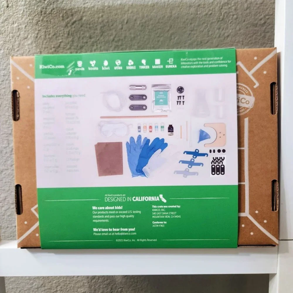 NEW Glow Lab KiwiCo. Kiwi Co. Crate Science Experiment Craft Kit UV Light